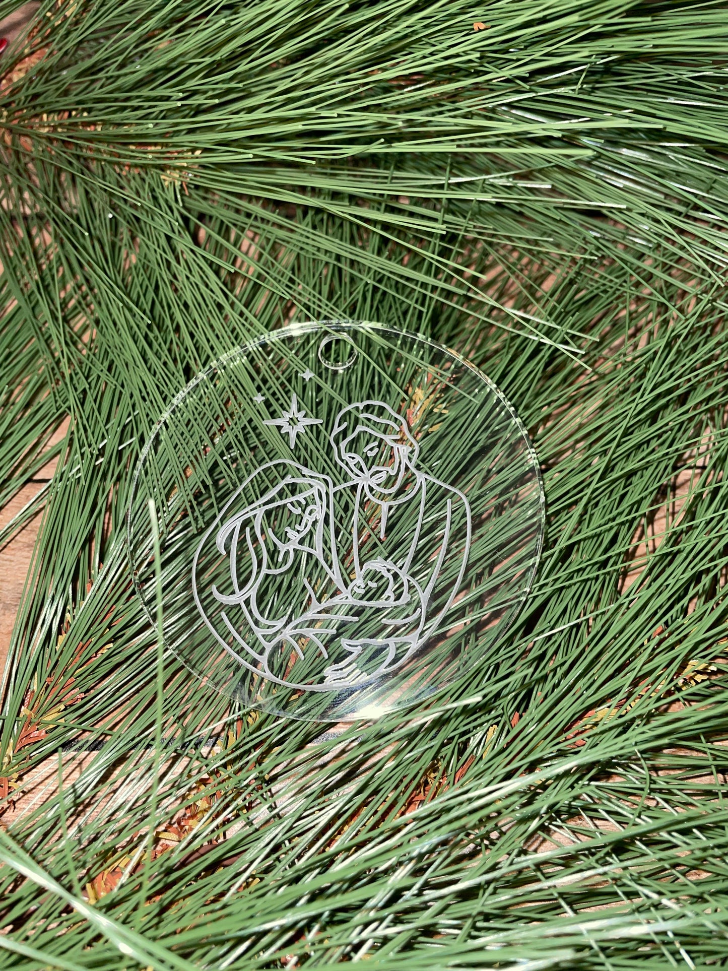 Ornament - Acrylic Nativity