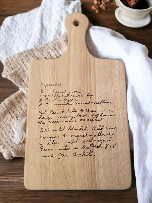 Keepsake Recipe Boards