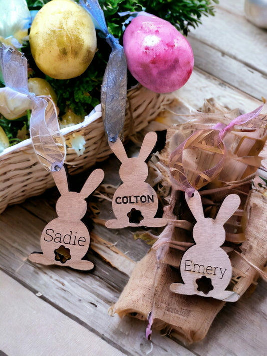 Bunny Easter Basket Tags