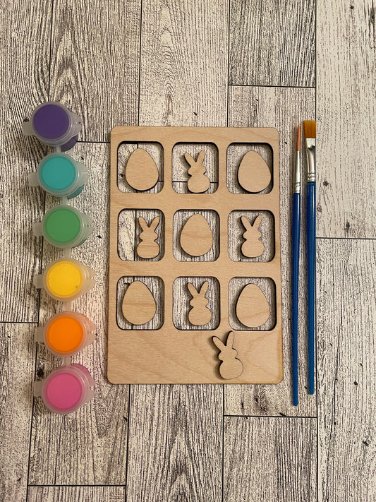 Easter Tic Tac Toe Paint Set