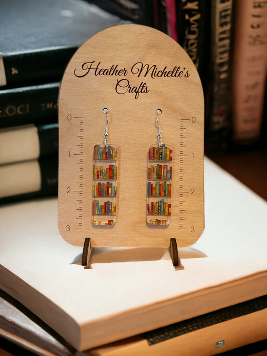 Earrings - Acrylic Books Design, 5 styles available