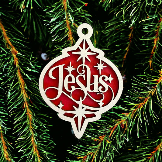 Ornament - Layered Jesus