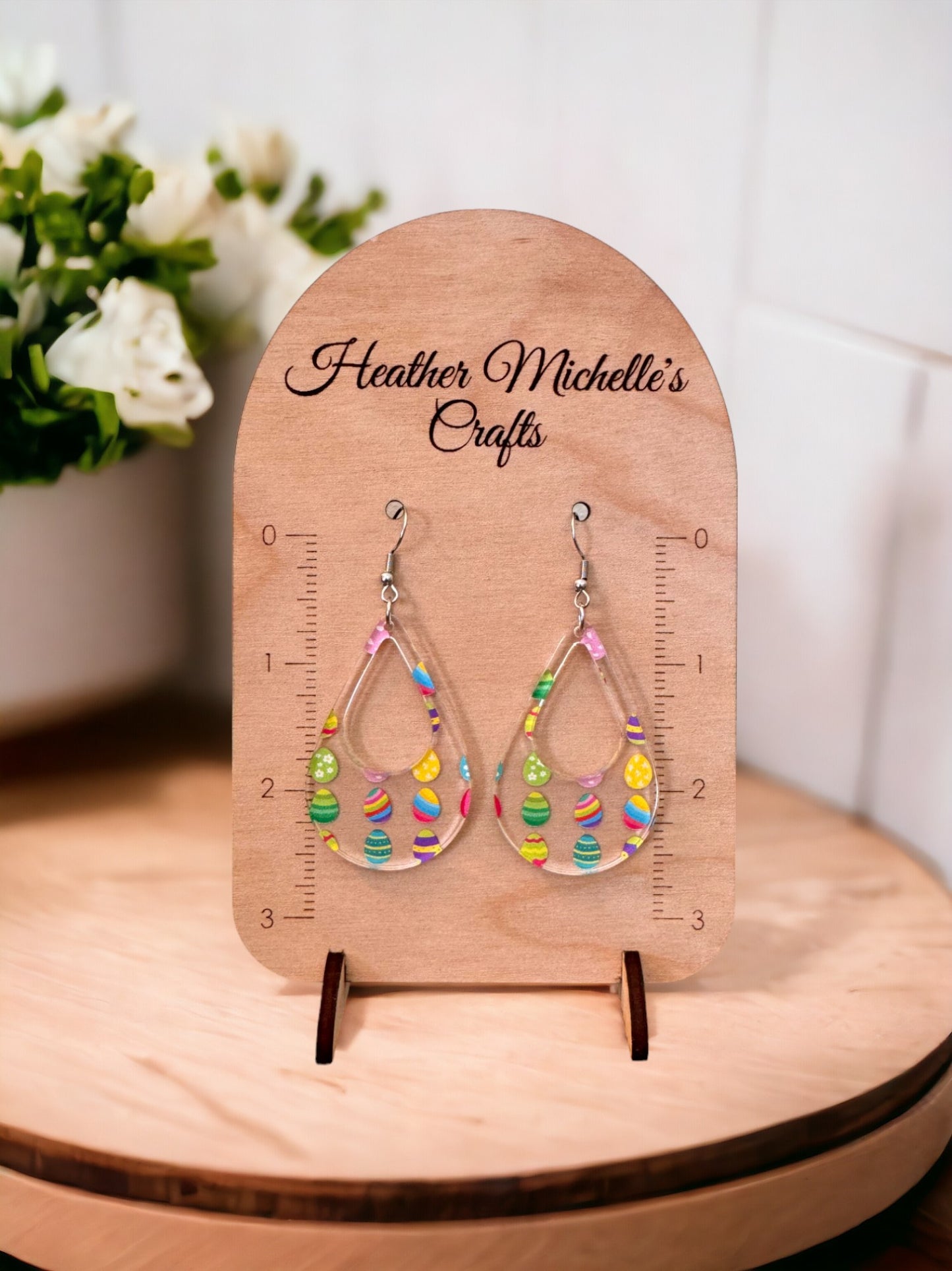 Earrings - Acrylic Easter Eggs, 5 styles available