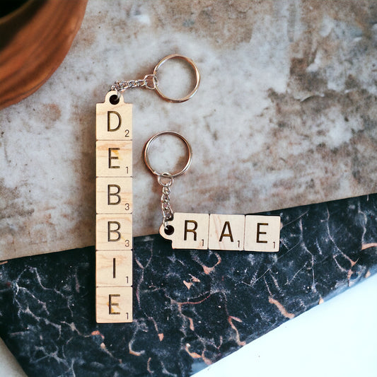 Personalized Scrabble Keychains